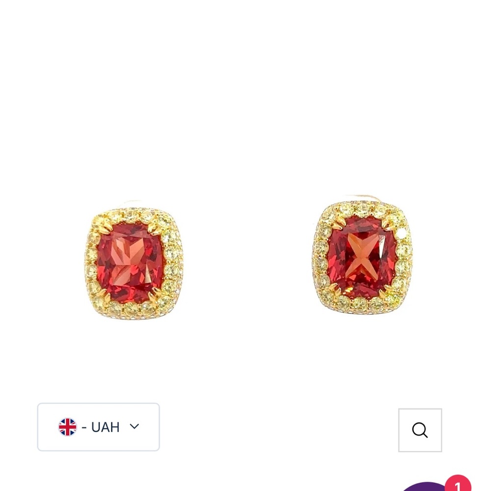 Natkina Classy Cushion Cut Peach Fuzz